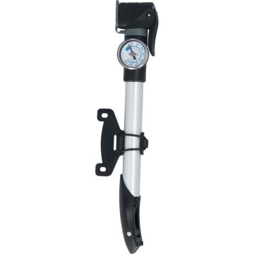 Dresco Mini Pomp met Manometer 29,6cm - Fietspomp