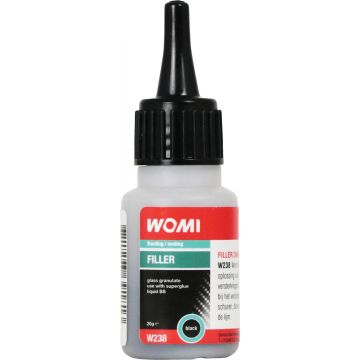 Womi Vulstof W237 20 Gram Zwart