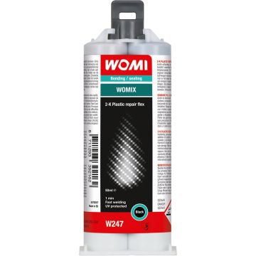 Womi W247 2K Plastic Repair Flex 50ml Zwart