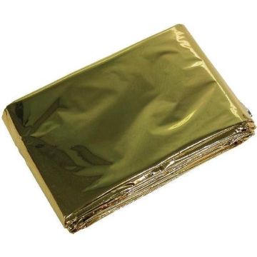 Carpoint Reddingsdeken 210x160cm | Reddingsdeken Folie Goud Zilver