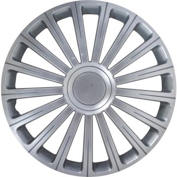 Carpoint Wieldoppen Radical Pro 14 Inch Abs Zilver Set Van 4