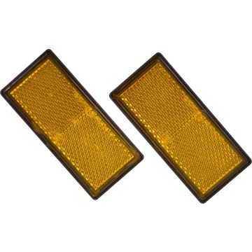 Carpoint Reflector Oranje 86x40mm 2 Stuks