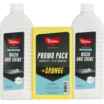 Valma Wash &amp; Shine Promo Pack - 2x 500ml