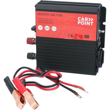 Carpoint Omvormer 12v naar 230V - 300W - Zuivere Sinus