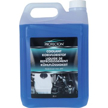 Protecton Koelvloeistof Auto Blauw | 5 Liter | Beschermt tegen Corrosie en Vorst | Kant en Klaar