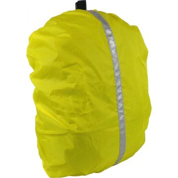 Dresco Regenhoes Rugzak 20 Liter Polyester Reflecterend Geel