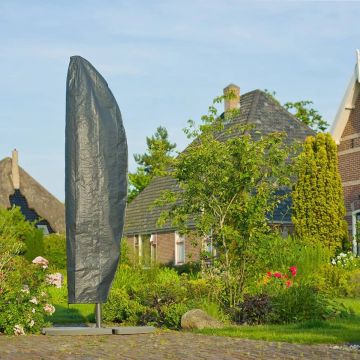 Nature - Tuinmeubelhoes - Beschermhoes voor parasol - H290 x Ø54-Ø32 / Ø33-Ø20cm - met koord en ritssluiting