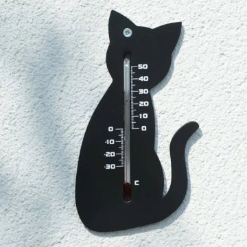 Furniture Limited - Wandthermometer kat zwart