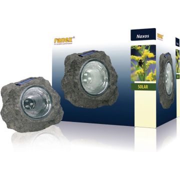 Ranex - Tuinspot Solar - 3 LED's - 4000K helder wit licht