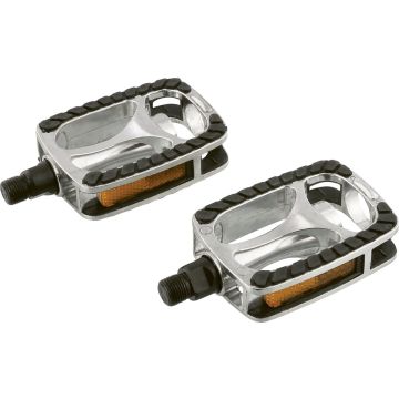 Simson Pedalen Set Elegant 9/16 Inch Zilver/zwart