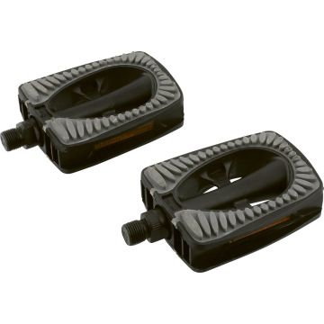 Simson Pedalen Set Metropool Comfort 9/16 Inch Grijs/zwart