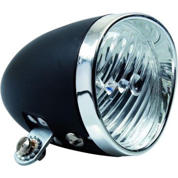 Simson Koplamp Classic Led Batterij Zwart