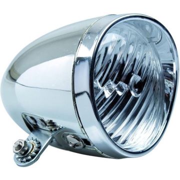 Simson Koplamp Classic Led Batterij Zilver