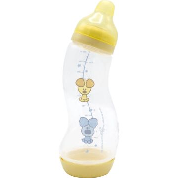 Difrax Babyfles 250 ml Natural - S-Fles - Anti-Colic - Woezel &amp; Pip - 1 stuk