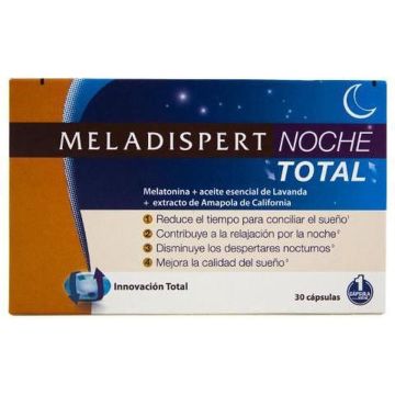 Meladispert Night Total Melatonin 30 Capsules