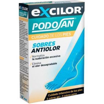 Podosan Excilor Foot Deodorant 6 Envelopes