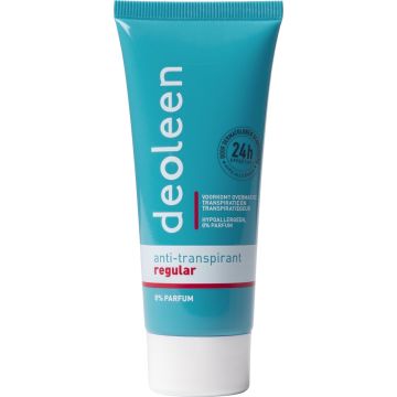 Deoleen - Anti-transpirant - Crème Regular - Deodorant - 50 ml