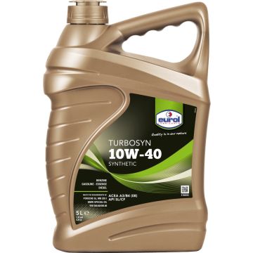 Olie Eurol 10W-40 Turbosyn 5-Liter