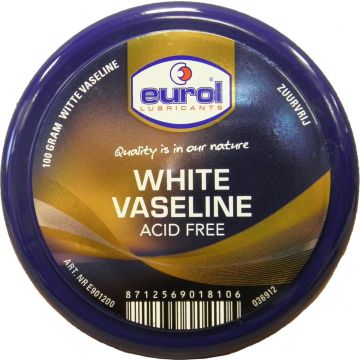 Witte Vaseline Zuurvrij 100gr Eurol