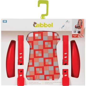 Qibbel Q516 - Stylingset Luxe Voorzitje - Checked Red