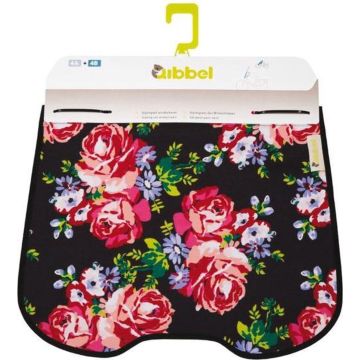 Windschermdeel qibbel stylingset blossom roses black - ZWART