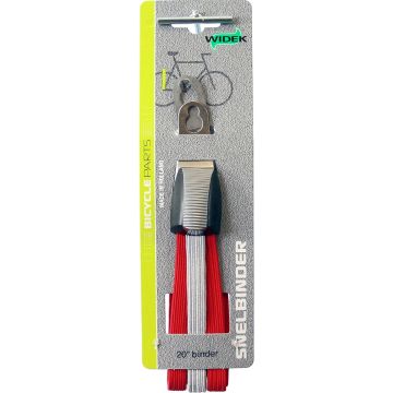 Widek triobinder zilver/rood 20 inch