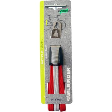 Widek triobinder zilver/rood 24 inch