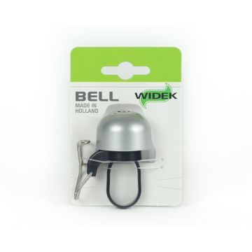 Fietsbel Widek Paperclip Mini - zilver