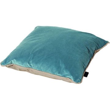 Madison sierkussen Velvet-Panama - 45x45 - light blue - linnen