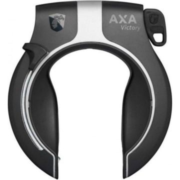 AXA Victory Retractable - Ringslot - Frameslot - Met Plug-in Mogelijkheid - Zwart – Extra sterk