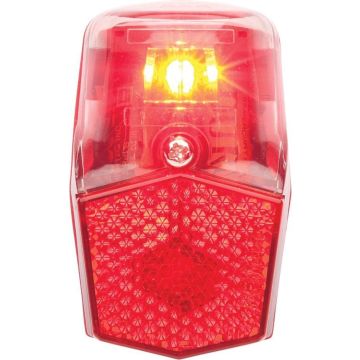 AXA Run Compact - Fiets Achterlicht - LED Fietsverlichting op Batterij - Spatbord montage – Rood