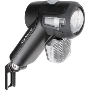 AXA Nox Sport 12 Lux - Fietslamp voorlicht - LED Koplamp - Fietsverlichting op Batterij - Auto/Off - Zwart