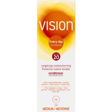 Vision Every Day Sun Protection - Zonnebrand - SPF 20 - 180 ml