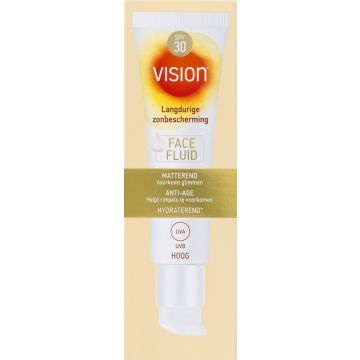 Vision Face Fluid - Zonnebrand voor het gezicht - SPF 30 - 50 ml