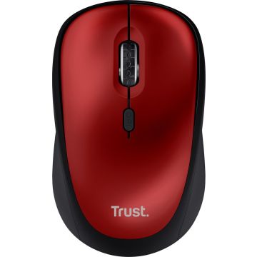 Trust Yvi+ - Draadloze Muis - Compact - Stil - Rood