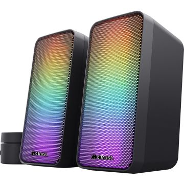 Trust GXT 611 Wezz - Speakerset - RGB verlichting - Zwart