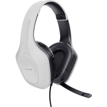 Trust GXT 415W Zirox - Bedrade Gaming Headset - voor PC, PS4, PS5, Xbox &amp; Switch - Stereo - Wit