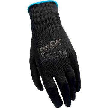 Cyclon Werkhandschoenen Nylon/pu Unisex Zwart/blauw Maat 11