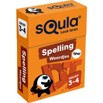 sQula Spelling / Woordjes Groep 3-4 Educatief Kaartspel