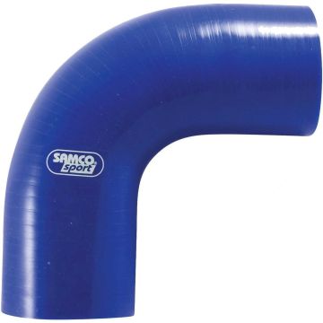 Samco Sport Samco Siliconen slang 90 graden bocht - Lengte 102mm - Ø35mm - Blauw