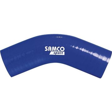 Samco Sport Samco Siliconen slang 45 graden bocht - Lengte 125mm - Ø60mm - Blauw