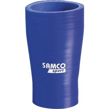 Samco Sport Samco Verloopstuk recht blauw - Lengte 125mm - Ø76&gt;67mm