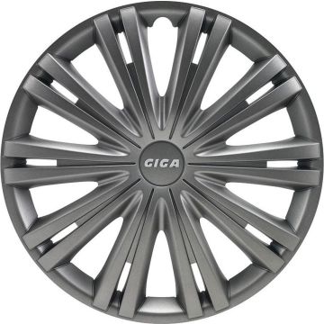 Autostyle Wieldoppen Giga 13 Inch Abs Gunmetal Set Van 4