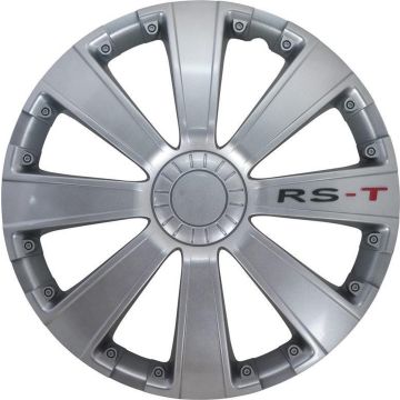 Autostyle Wieldoppen Rs-t 13 Inch Abs Zilver Set Van 4