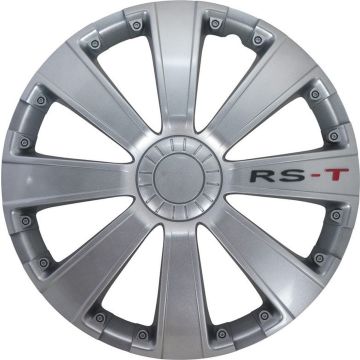 Autostyle Wieldoppen Rs-t 16 Inch Abs Zilver Set Van 4