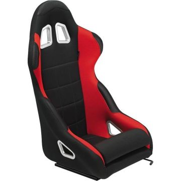 AutoStyle Sportstoel 'K5' - Zwart/Rood - Vaste rugleuning - incl. sledes