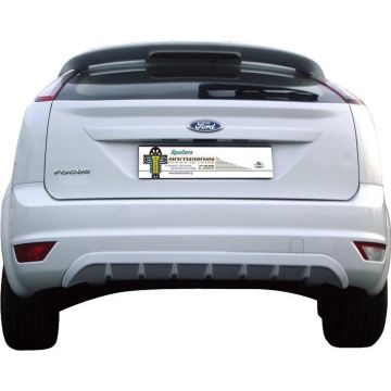 Motordrome Achterbumperskirt (Diffuser) passend voor Ford Focus II 3/5-deurs 2008-2011 (ABS)