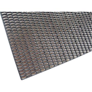 AutoStyle Racegaas ABS zwart - HEX Fine 18x7mm - 120x30cm