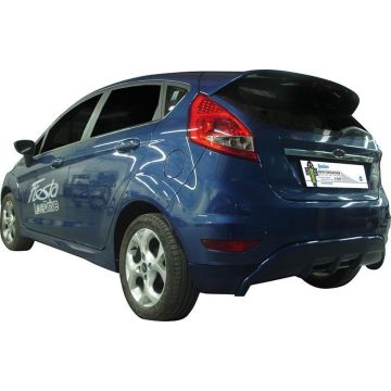 Motordrome Achterbumperskirt (Diffuser) passend voor Ford Fiesta VII 2008-2017 (ABS)