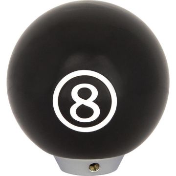 Autostyle Pookknop Universeel 8-ball Aluminium 5 Cm Zwart